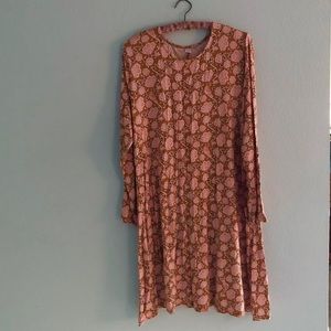 Old Navy long sleeve jersey swing dress